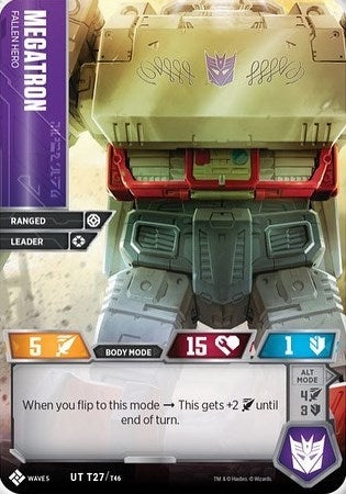 Image for Megatron - Fallen Hero (Titan Masters Attack) (T27) - Transformers TCG