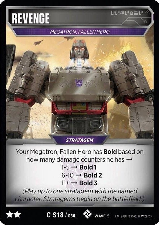 Image for Revenge (Titan Masters Attack) (S18) - Transformers TCG