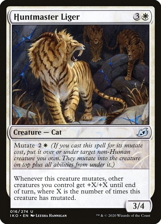 Image for Huntmaster Liger (Ikoria: Lair of Behemoths) (16) - Magic: The Gathering