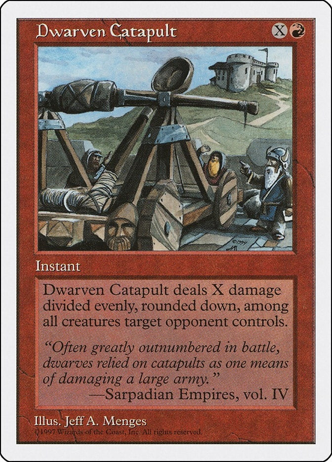 Image for Dwarven Catapult (Fifth Edition) - Magic: The Gathering
