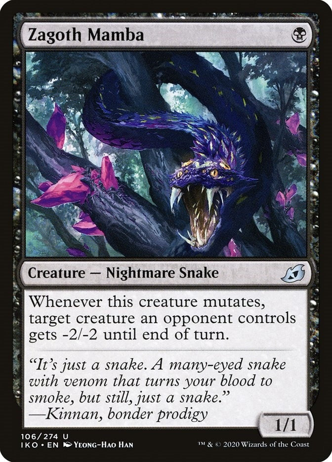 Image for Zagoth Mamba (Ikoria: Lair of Behemoths) (106) - Magic: The Gathering