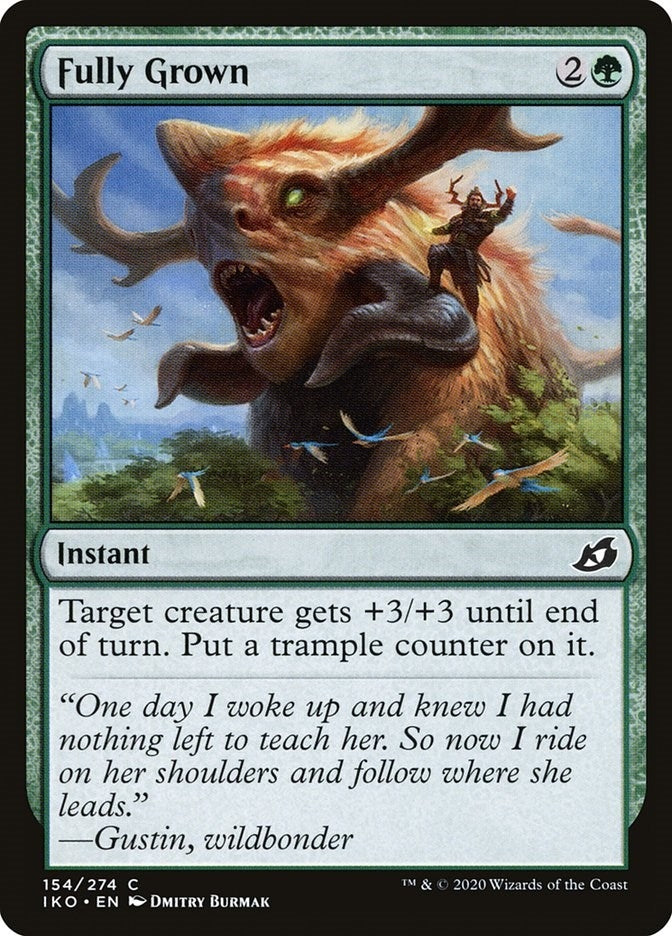 Image for Fully Grown (Ikoria: Lair of Behemoths) (154) - Magic: The Gathering