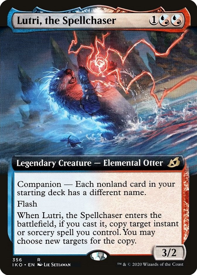 Image for Lutri, the Spellchaser (Extended Art) (Ikoria: Lair of Behemoths) (356) - Magic: The Gathering
