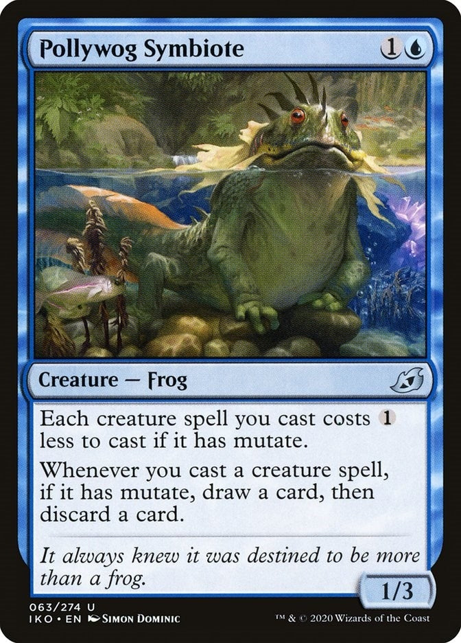 Image for Pollywog Symbiote (Ikoria: Lair of Behemoths) (63) - Magic: The Gathering