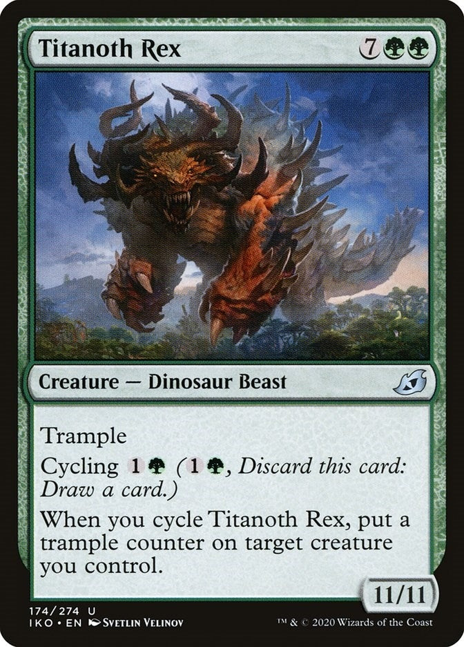 Image for Titanoth Rex (Ikoria: Lair of Behemoths) (174) - Magic: The Gathering