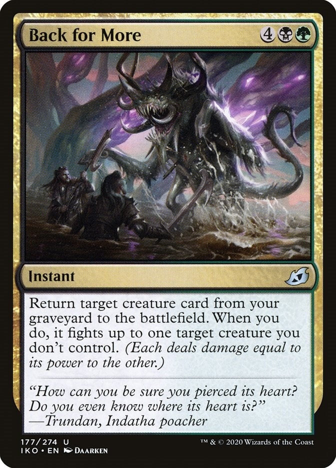 Image for Back for More (Ikoria: Lair of Behemoths) (177) - Magic: The Gathering