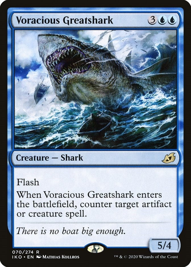 Image for Voracious Greatshark (Ikoria: Lair of Behemoths) (70) - Magic: The Gathering