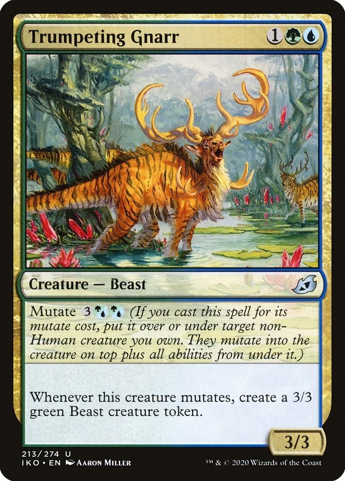 Image for Trumpeting Gnarr (Ikoria: Lair of Behemoths) (213) - Magic: The Gathering