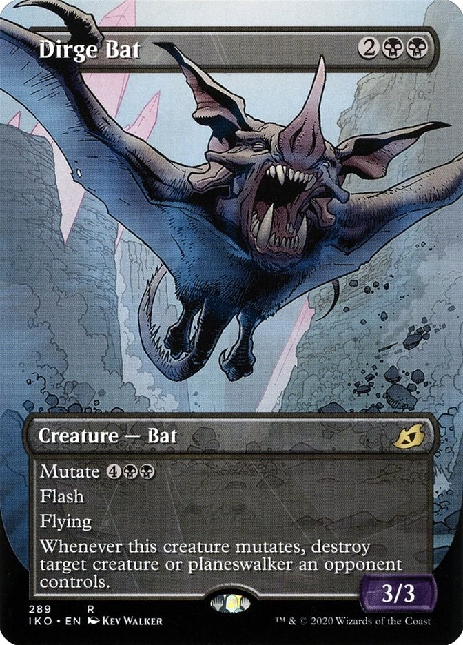 Image for Dirge Bat (Showcase) (Ikoria: Lair of Behemoths) (289) - Magic: The Gathering