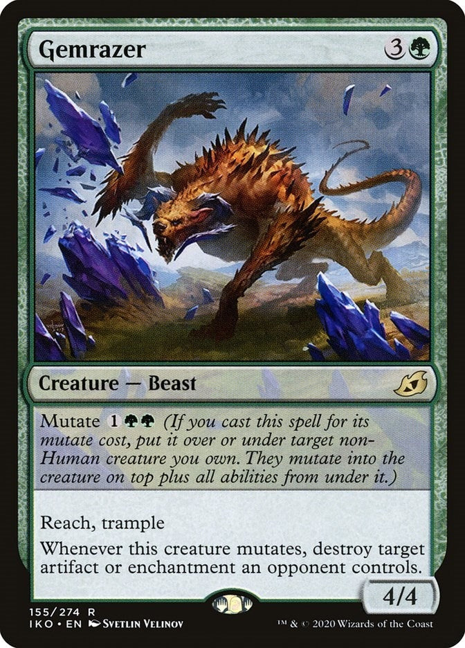 Image for Gemrazer (Ikoria: Lair of Behemoths) (155) - Magic: The Gathering