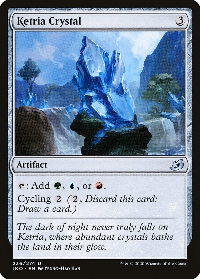 Image for Ketria Crystal (Ikoria: Lair of Behemoths) (236) - Magic: The Gathering