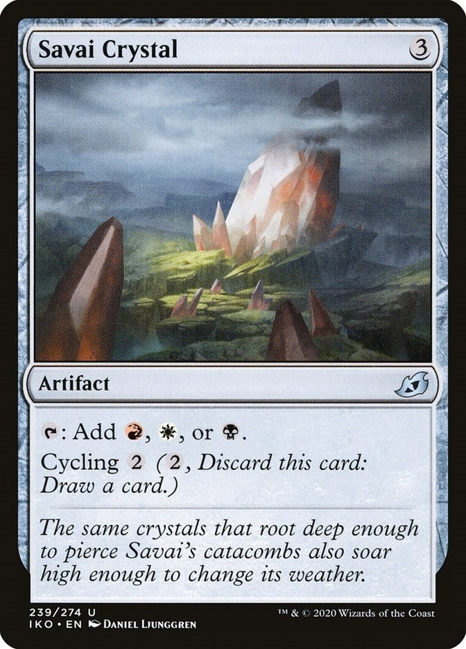 Image for Savai Crystal (Ikoria: Lair of Behemoths) (239) - Magic: The Gathering