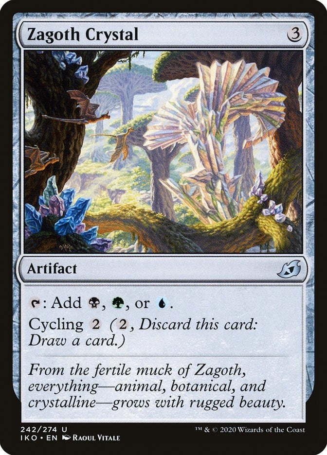 Image for Zagoth Crystal (Ikoria: Lair of Behemoths) (242) - Magic: The Gathering