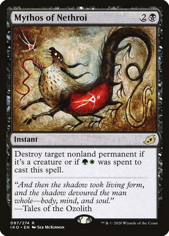 Image for Mythos of Nethroi (Ikoria: Lair of Behemoths) (97) - Magic: The Gathering