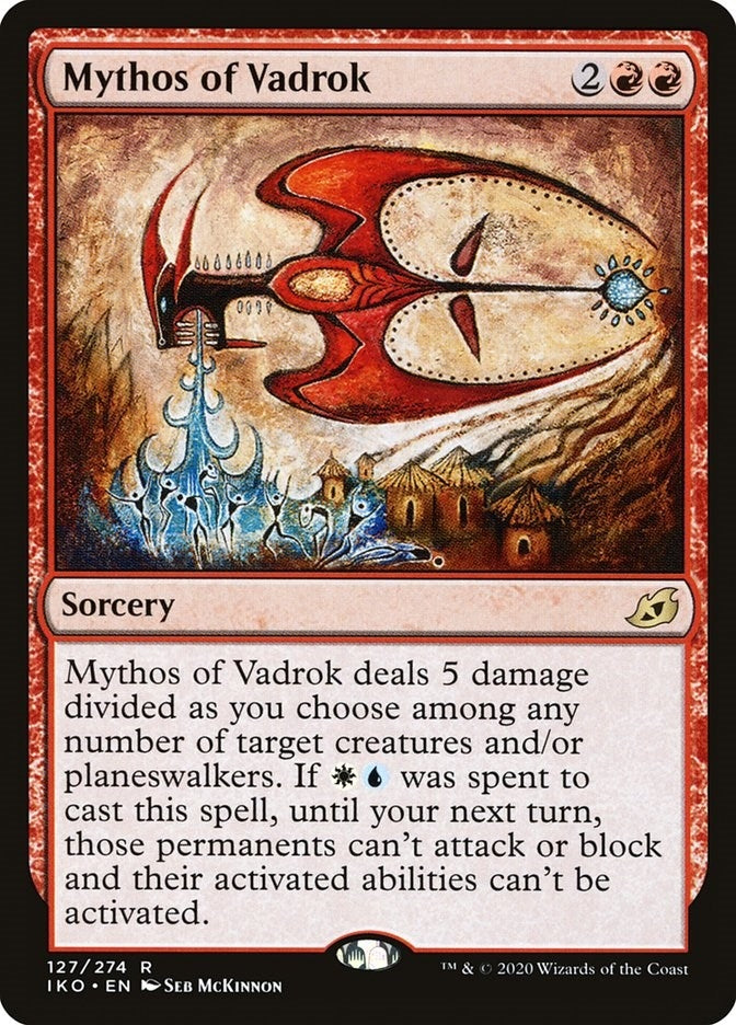 Image for Mythos of Vadrok (Ikoria: Lair of Behemoths) (127) - Magic: The Gathering