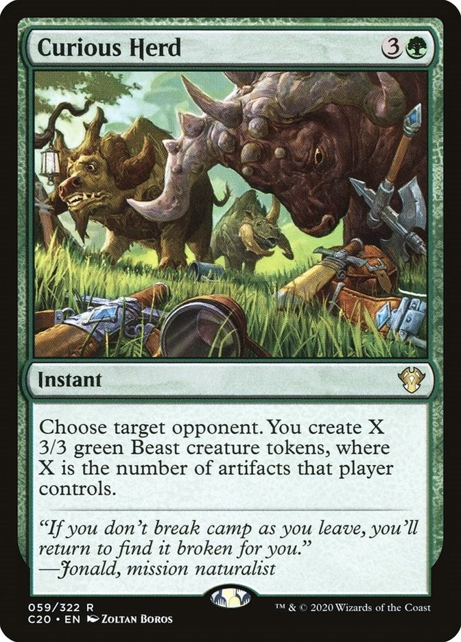 Image for Curious Herd (Commander 2020) (59) - Magic: The Gathering
