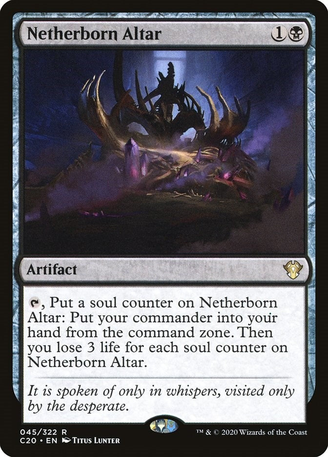 Image for Netherborn Altar (Commander 2020) (45) - Magic: The Gathering