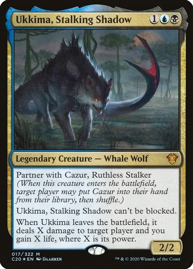Image for Ukkima, Stalking Shadow (Commander 2020) (17) - Magic: The Gathering