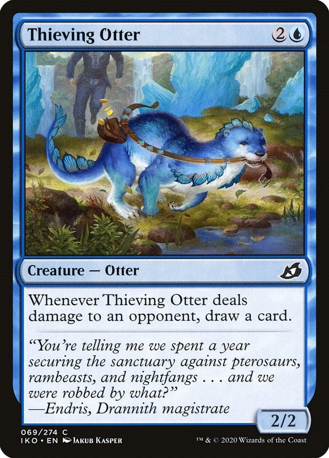 Image for Thieving Otter (Ikoria: Lair of Behemoths) (69) - Magic: The Gathering