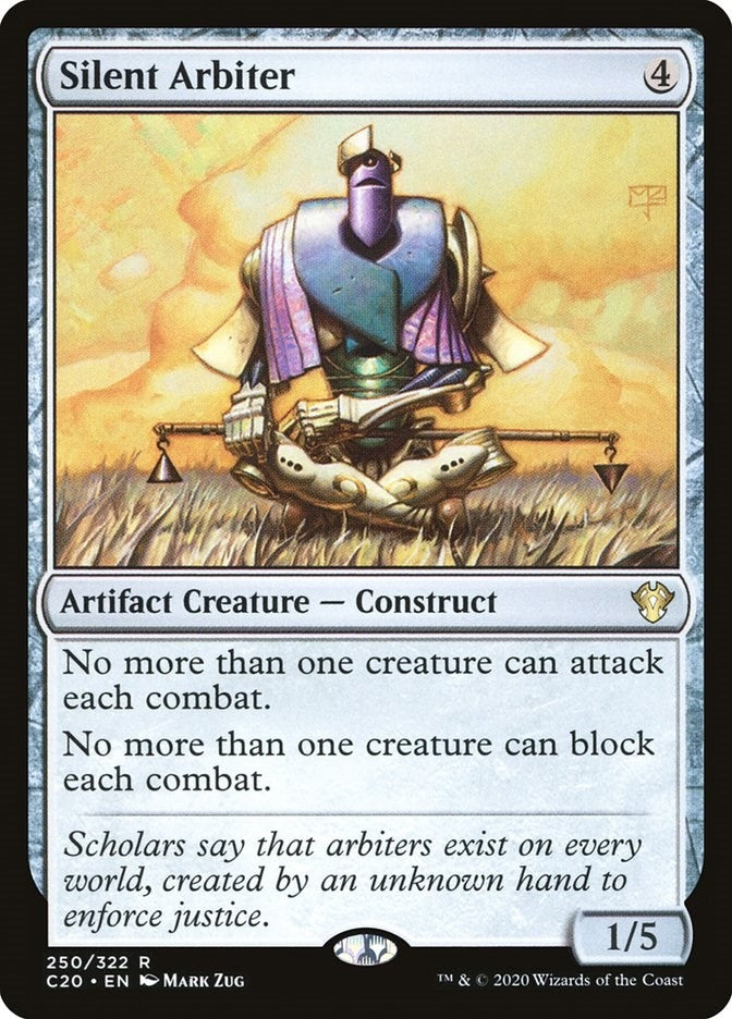 Image for Silent Arbiter (Commander 2020) (250) - Magic: The Gathering