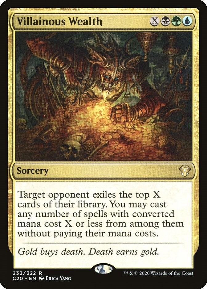 Image for Villainous Wealth (Commander 2020) (233) - Magic: The Gathering