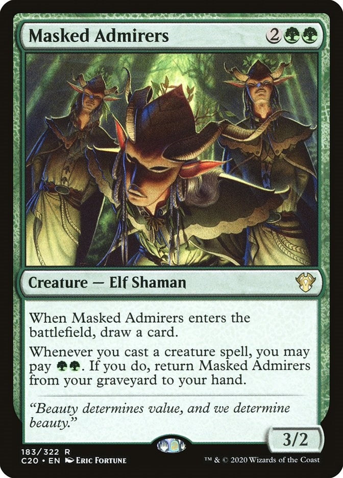 Image for Masked Admirers (Commander 2020) (183) - Magic: The Gathering