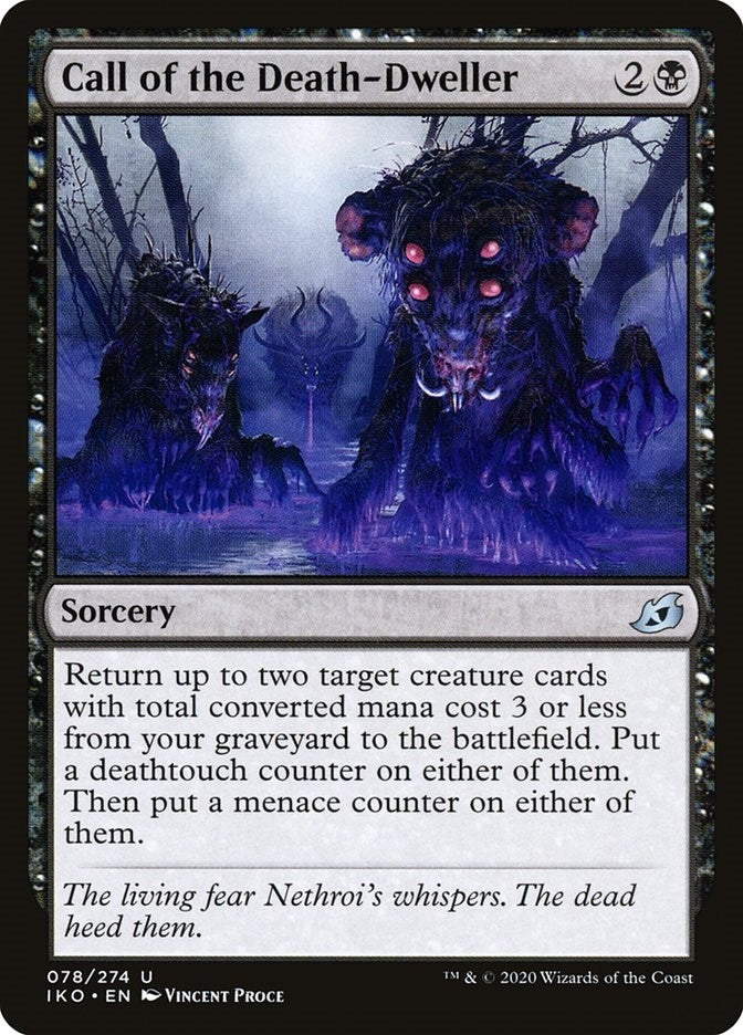 Image for Call of the Death-Dweller (Ikoria: Lair of Behemoths) (78) - Magic: The Gathering