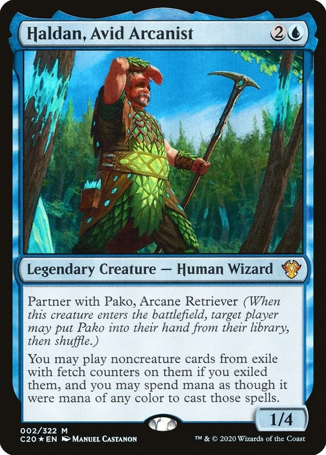 Image for Haldan, Avid Arcanist (Commander 2020) (2) - Magic: The Gathering