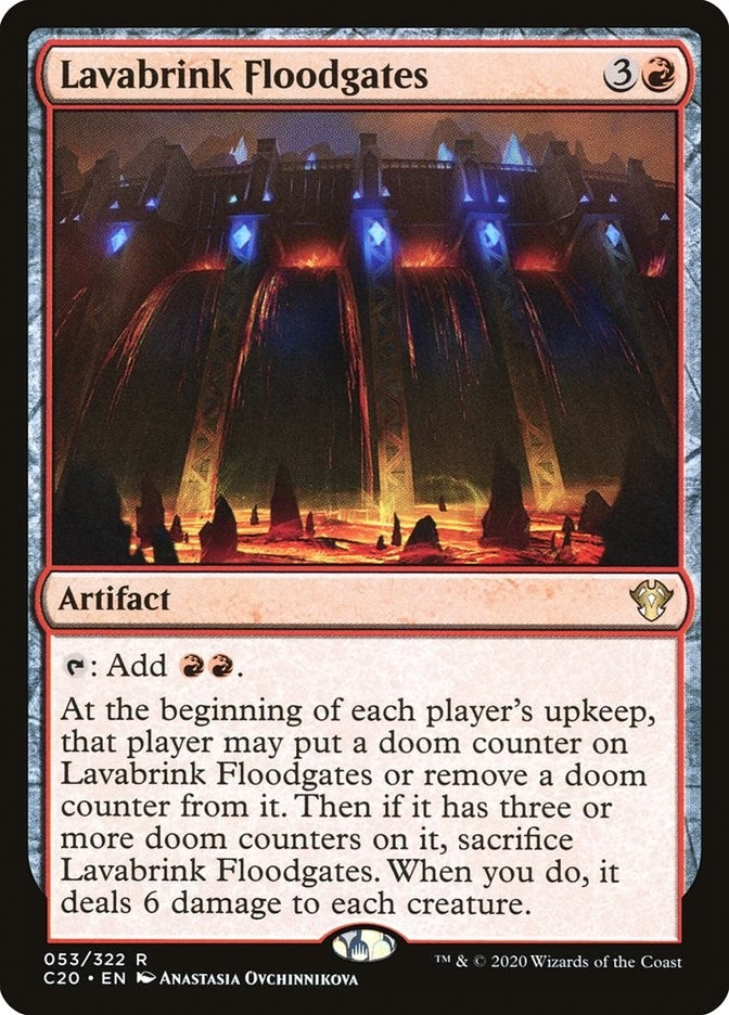 Image for Lavabrink Floodgates (Commander 2020) (53) - Magic: The Gathering