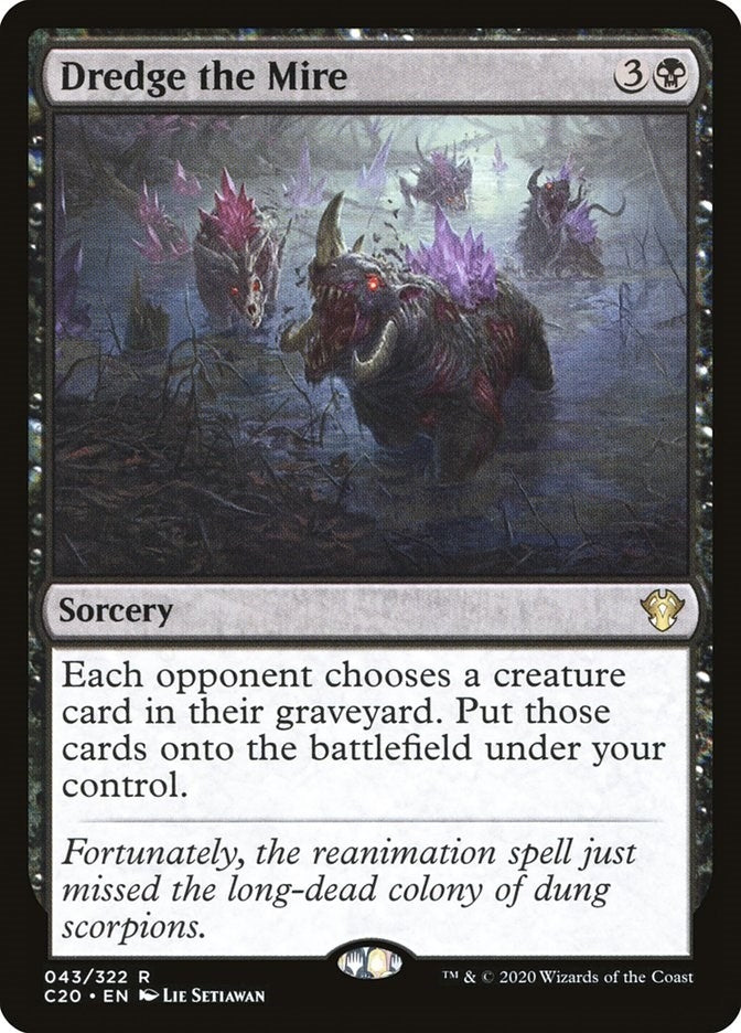 Image for Dredge the Mire (Commander 2020) (43) - Magic: The Gathering