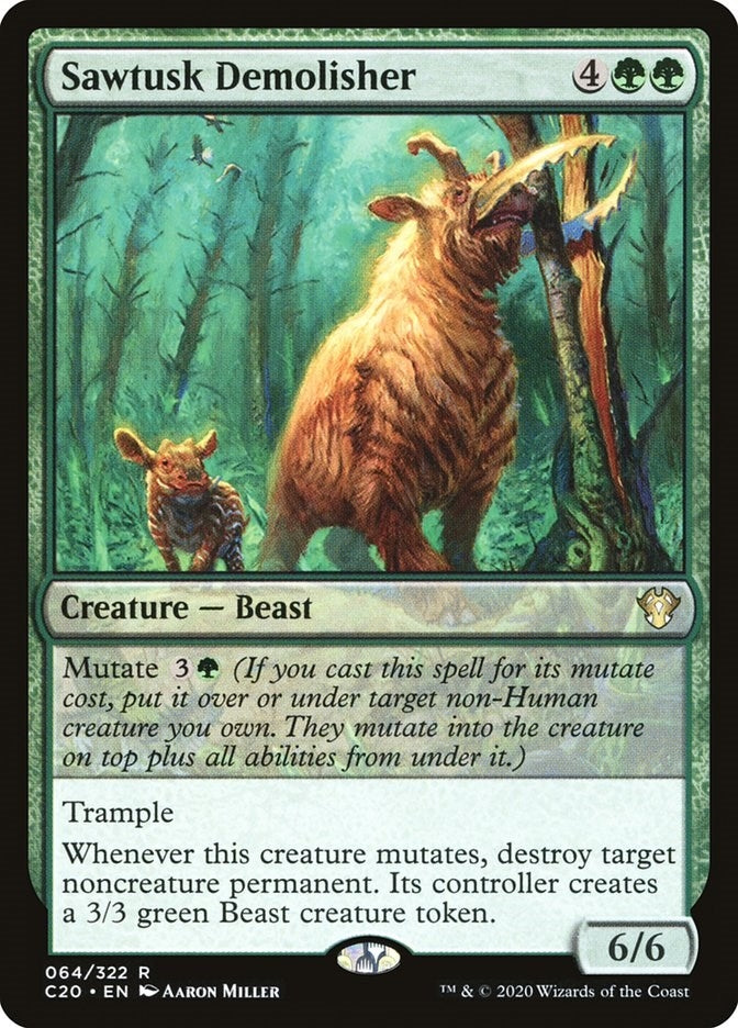 Image for Sawtusk Demolisher (Commander 2020) (64) - Magic: The Gathering