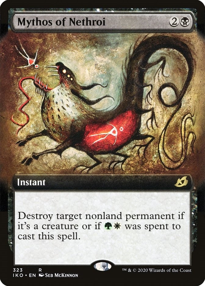 Image for Mythos of Nethroi (Extended Art) (Ikoria: Lair of Behemoths) (323) - Magic: The Gathering
