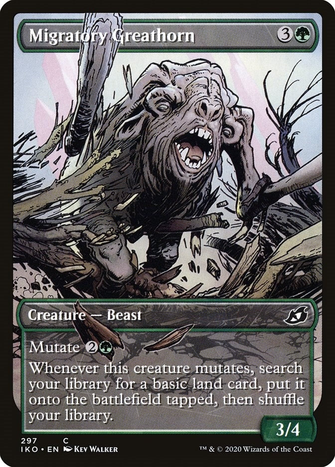 Image for Migratory Greathorn (Showcase) (Ikoria: Lair of Behemoths) (297) - Magic: The Gathering