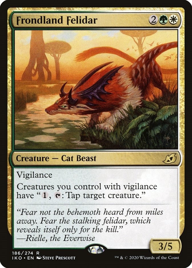 Image for Frondland Felidar (Ikoria: Lair of Behemoths) (186) - Magic: The Gathering