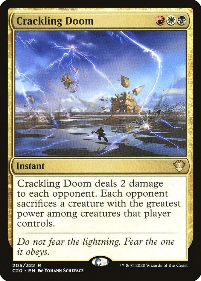 Image for Crackling Doom (Commander 2020) (205) - Magic: The Gathering