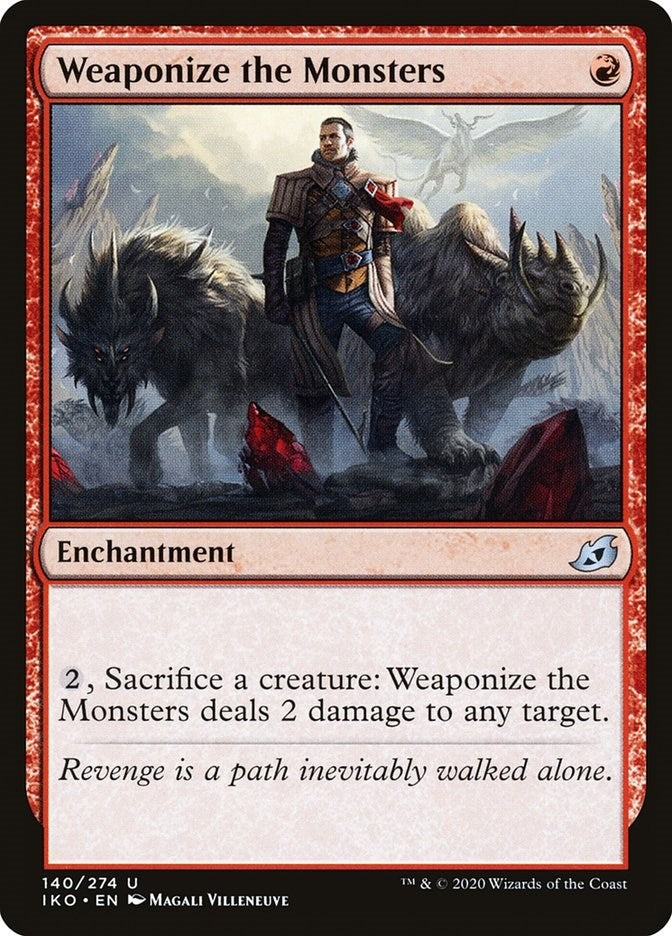 Image for Weaponize the Monsters (Ikoria: Lair of Behemoths) (140) - Magic: The Gathering