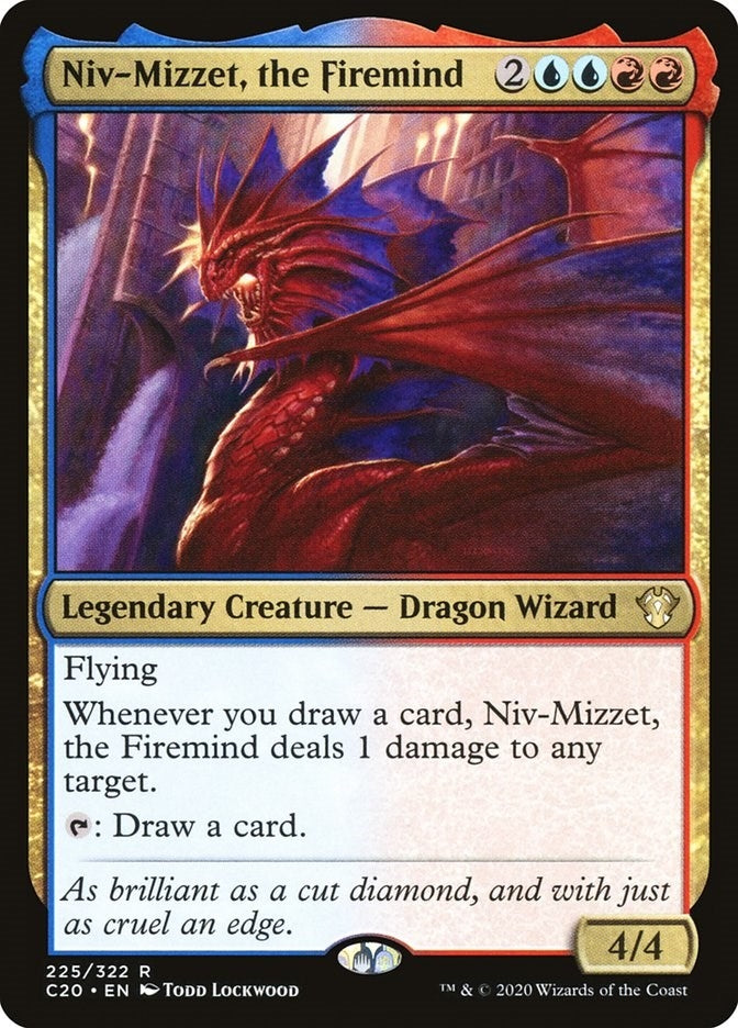 Image for Niv-Mizzet, the Firemind (Commander 2020) (225) - Magic: The Gathering
