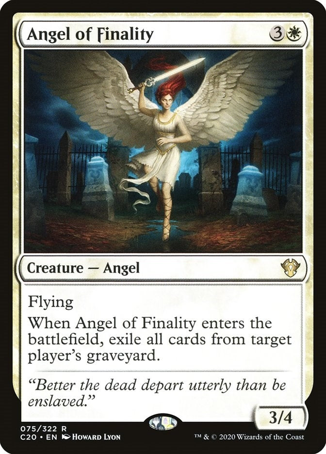 Image for Angel of Finality (Commander 2020) (75) - Magic: The Gathering