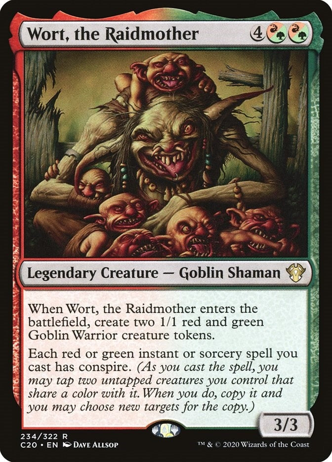 Image for Wort, the Raidmother (Commander 2020) (234) - Magic: The Gathering