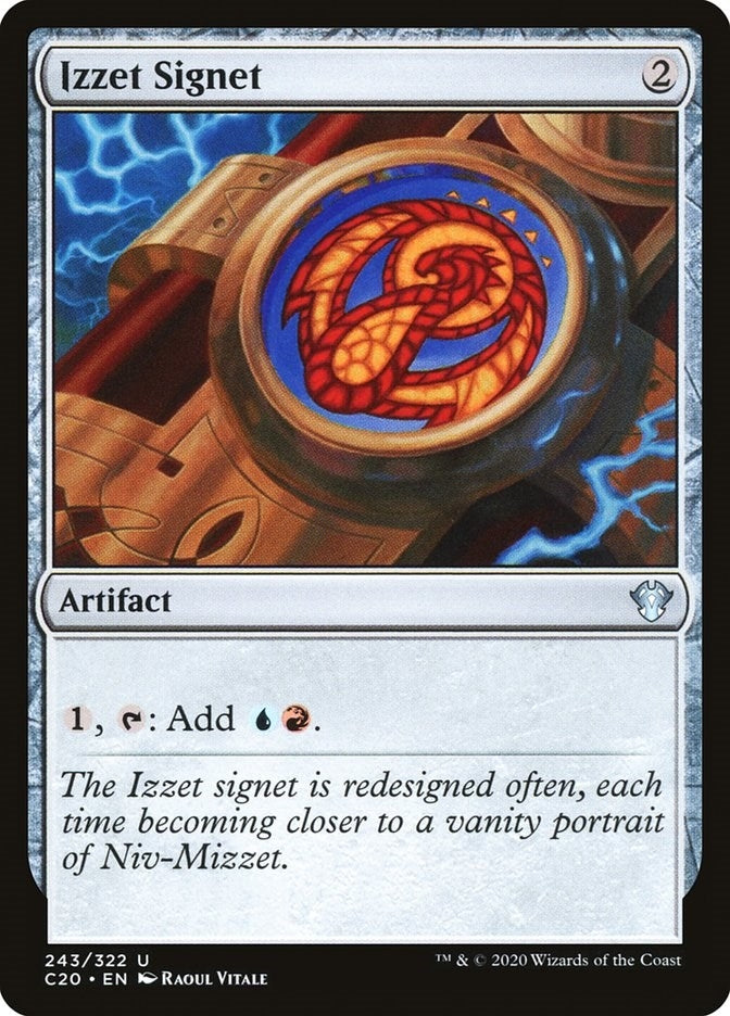 Image for Izzet Signet (Commander 2020) (243) - Magic: The Gathering
