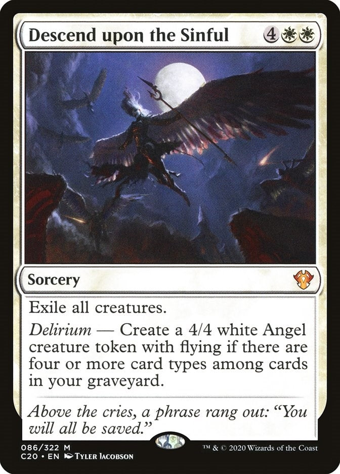 Image for Descend upon the Sinful (Commander 2020) (86) - Magic: The Gathering