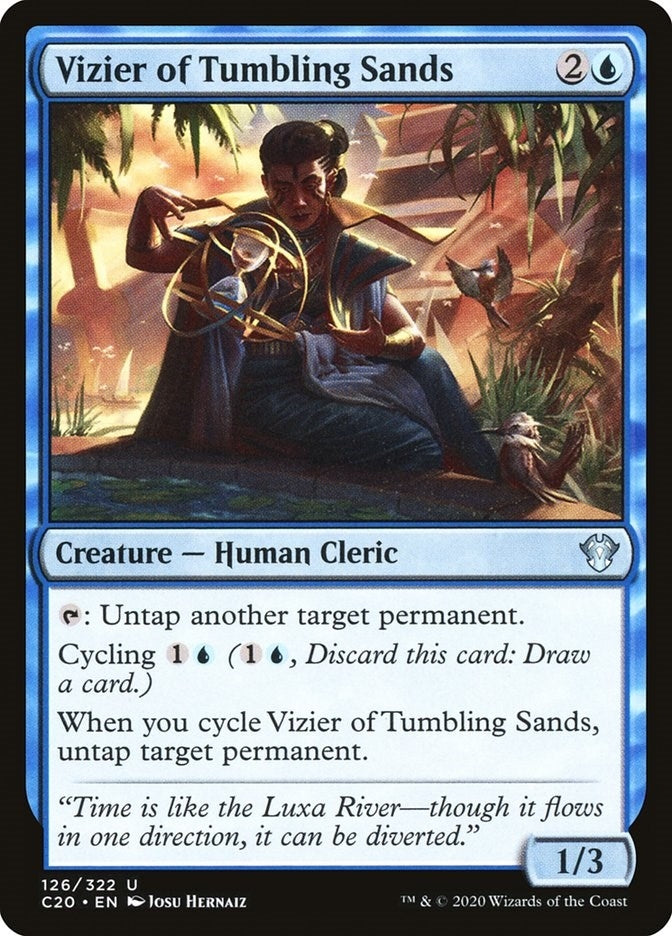 Image for Vizier of Tumbling Sands (Commander 2020) (126) - Magic: The Gathering