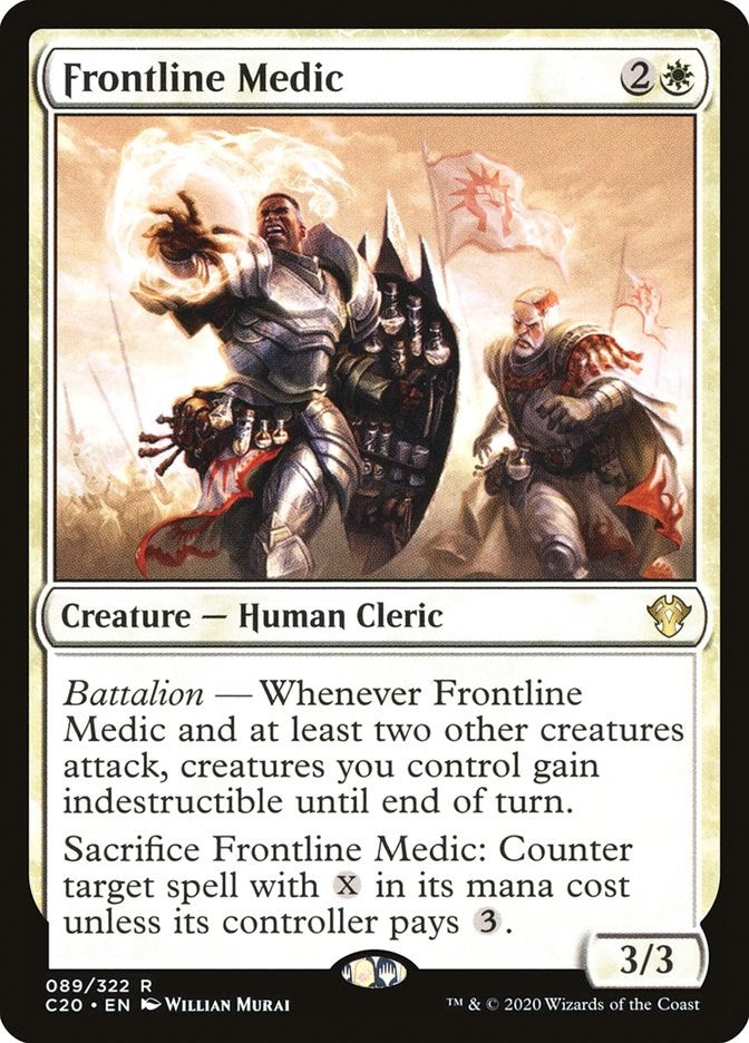 Image for Frontline Medic (Commander 2020) (89) - Magic: The Gathering
