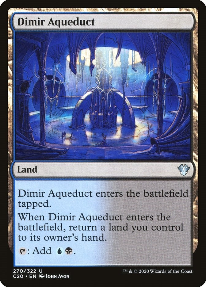 Image for Dimir Aqueduct (Commander 2020) (270) - Magic: The Gathering