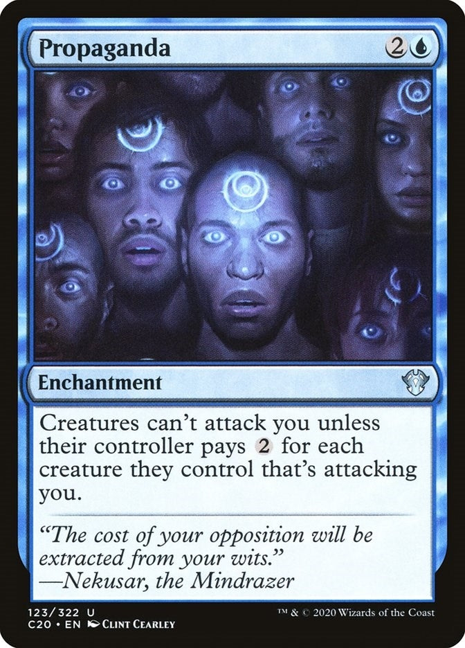 Image for Propaganda (Commander 2020) (123) - Magic: The Gathering
