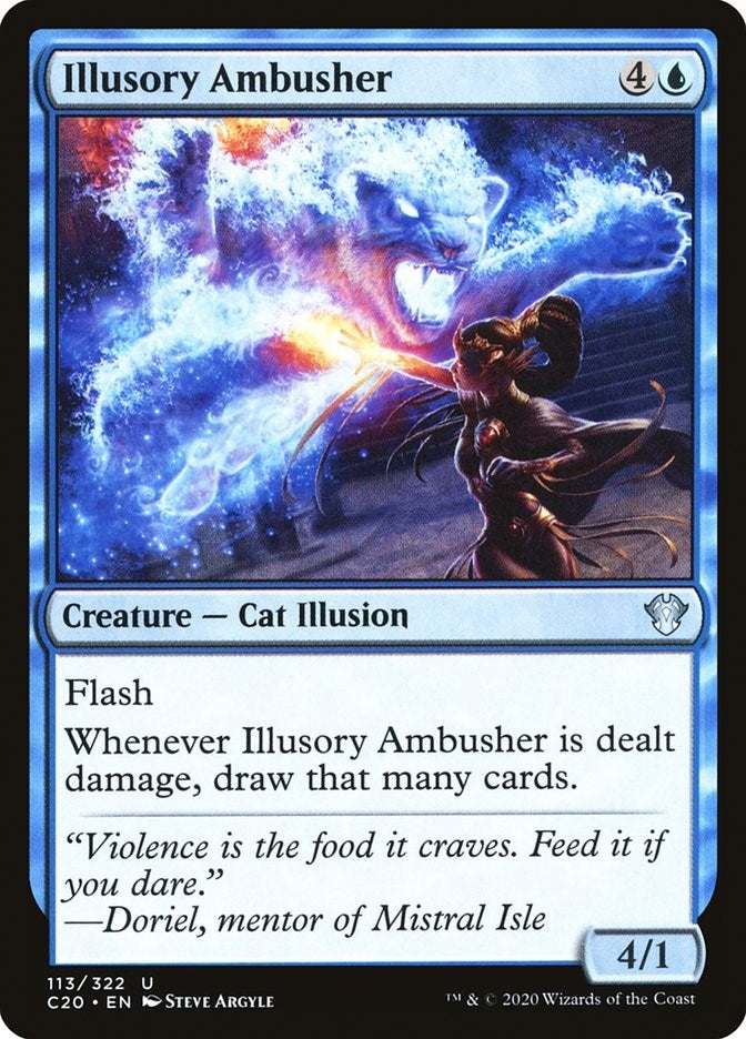 Image for Illusory Ambusher (Commander 2020) (113) - Magic: The Gathering