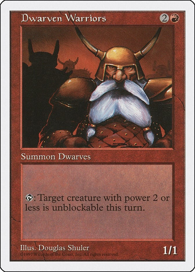 Image for Dwarven Warriors (Fifth Edition) - Magic: The Gathering