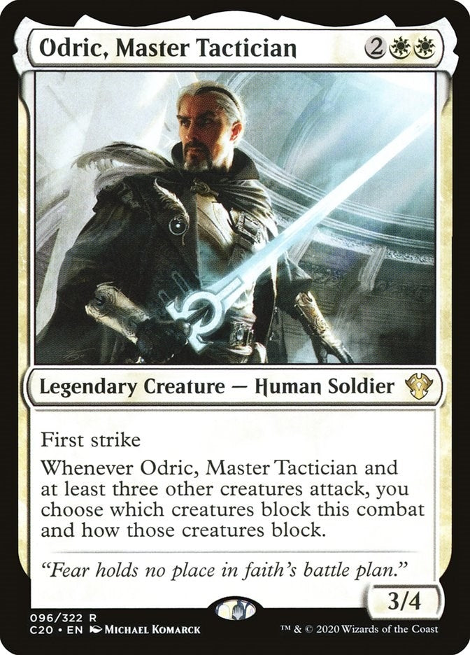 Image for Odric, Master Tactician (Commander 2020) (96) - Magic: The Gathering
