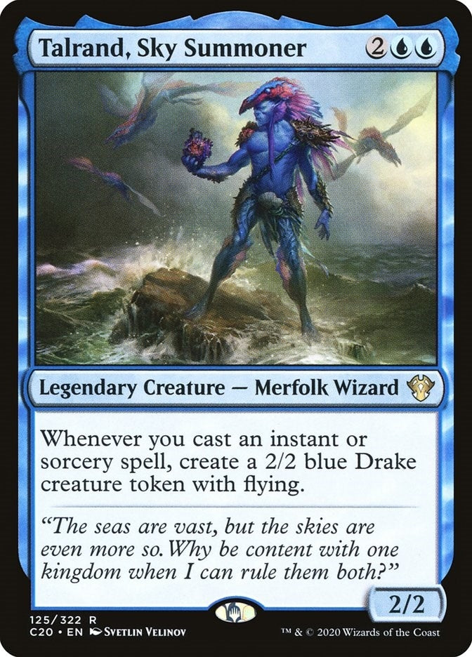 Image for Talrand, Sky Summoner (Commander 2020) (125) - Magic: The Gathering