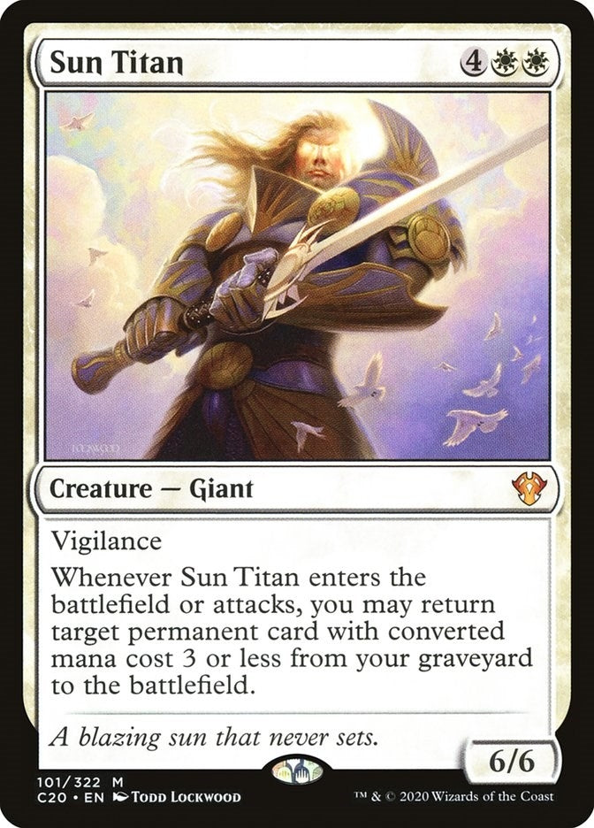 Image for Sun Titan (Commander 2020) (101) - Magic: The Gathering
